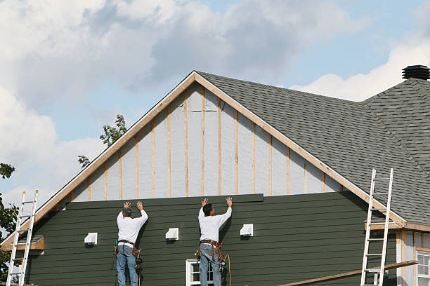 Professional Siding Contractor technician working in Andover, OH